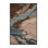 Machine Washable Watercolor Brown Area Rug