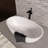 freestanding solid surface soaking bathtub-110423052
