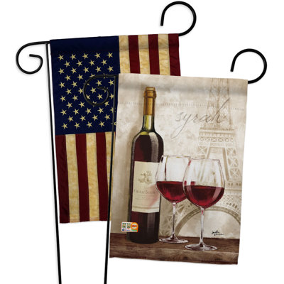 Double Sided 18.5'' H x 13'' W Polyester Garden Flag