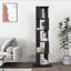Bibliothèque rotative à 5 niveaux, bibliothèque simple avec plaque en acrylique-2018400711