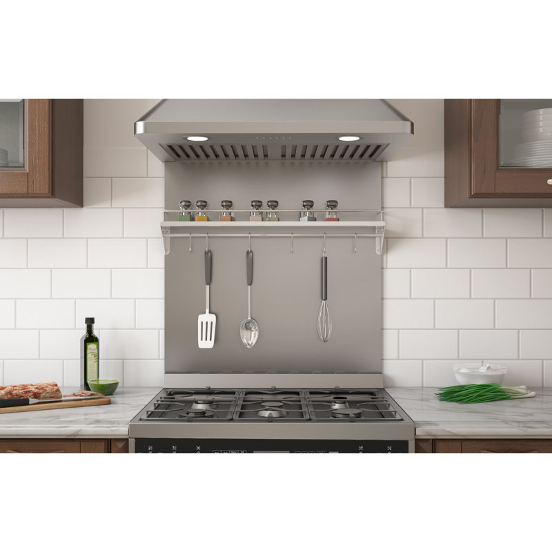 Ancona Steel Straight Wall Mounted Pot Rack