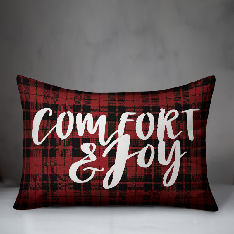  Housse de coussin lombaire Comfort and Joy, Housse de coussin seulement - sans coussin