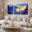 Tableau sur toile représentant un paysage de montagne (ensemble de 3)-610654722