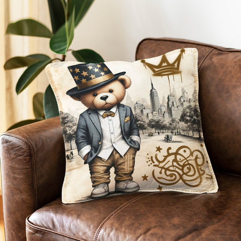 Abstract Throw Pillow
