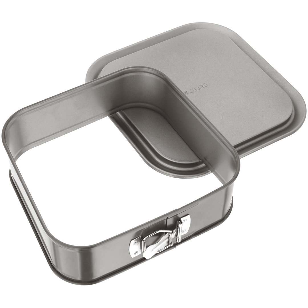 Judge Bakeware, 9"/23cm Non-Stick Square Cake Tin, Springform