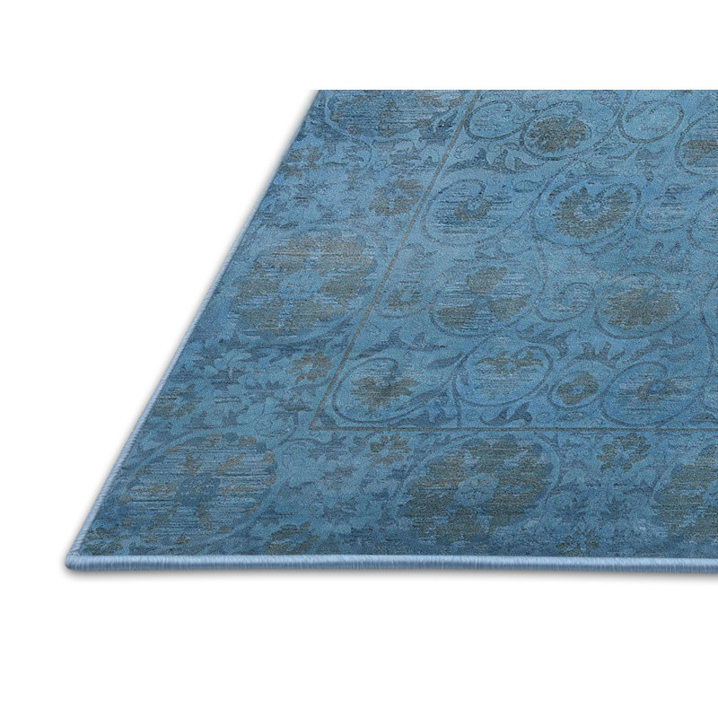 Tapis bleu HamLake, Rectangle 8 pi x 12 pi
