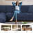 120" Modern Cloud Sectional Sofa With Tufted Details, Chaise Lounge, And Wide Arms-2094020298-2094408295