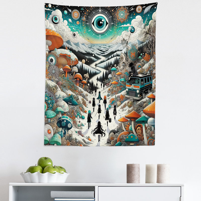 Tapisserie en microfibre, H 28 po x l 23 po
