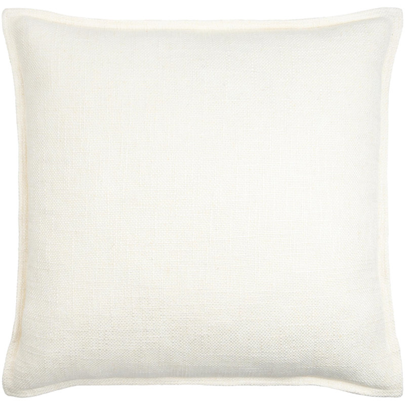 Thurman Throw Pillow, 20" x 20", Cream, Pillow Cover Only - No Insert