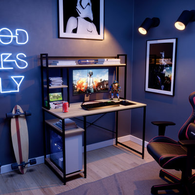 Fullilove Metal Base Computer Desk