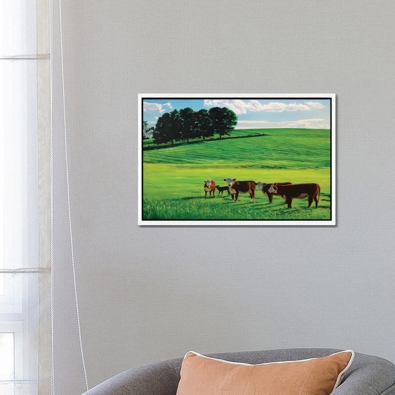 Meet The Neighbors by Nick Savides - Floater Frame Gallery-Wrapped Canvas Giclée on Canvas, White Framed Canvas