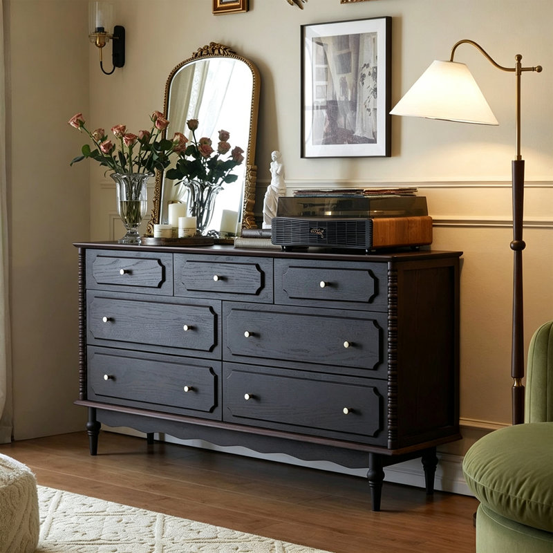 Vintage Italian Style Light Luxury Buffet Table