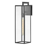 Max Black 1 - Bulb Outdoor Wall Lantern