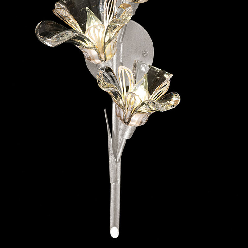 Azu 4 - Light Armed Sconce, Silver