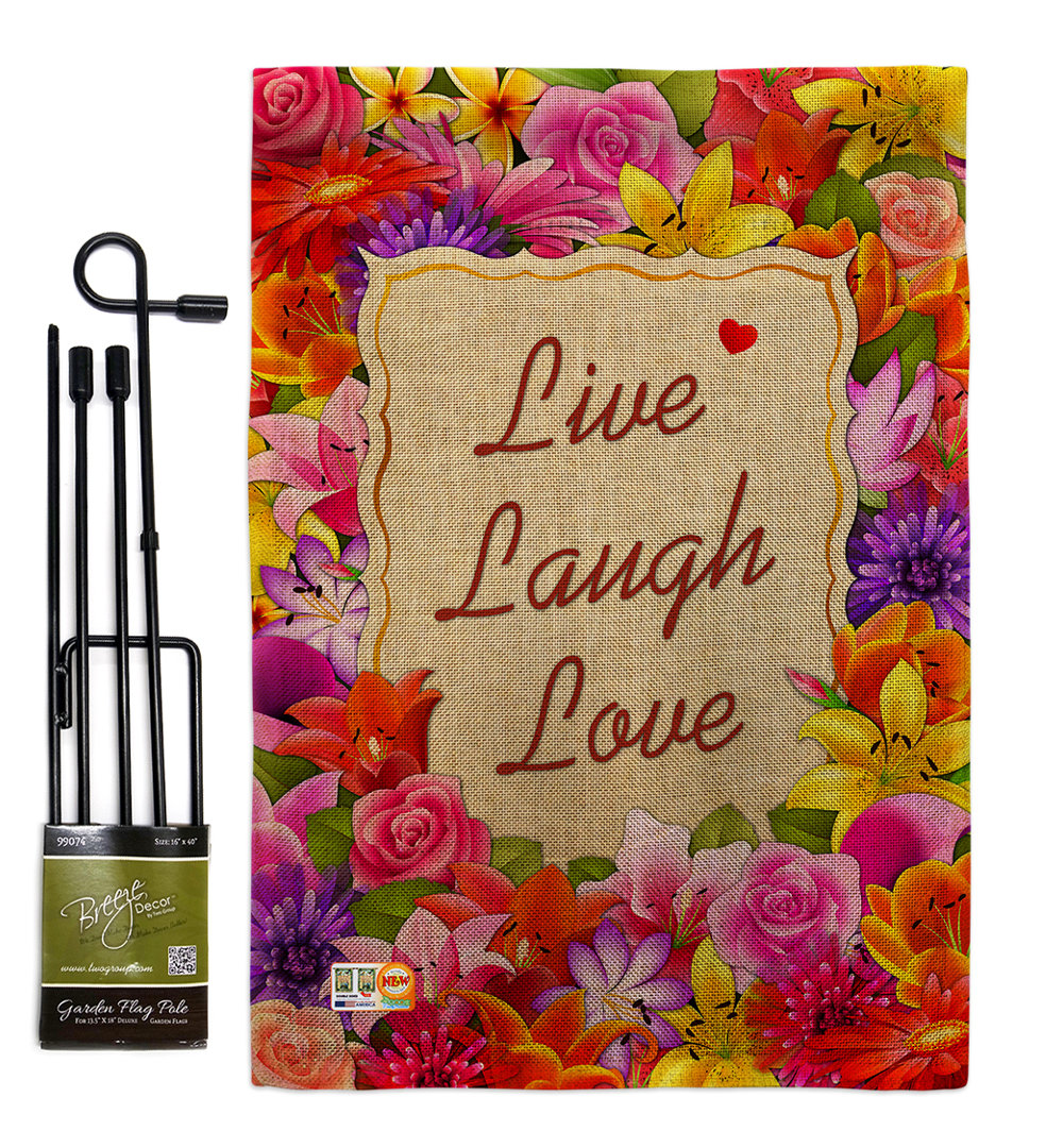 Beele Double Sided 18.5'' H x 13'' W Polyester Garden Flag August Grove®