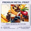 «Fruit Explosion Kitchen Dreams - Fruit», 2 grandes impressions murales en métal-130436890