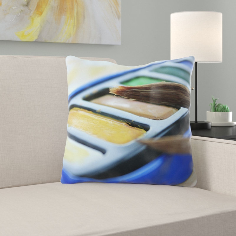 Coussin de couleurs Wachter, Microsuède, Intérieur