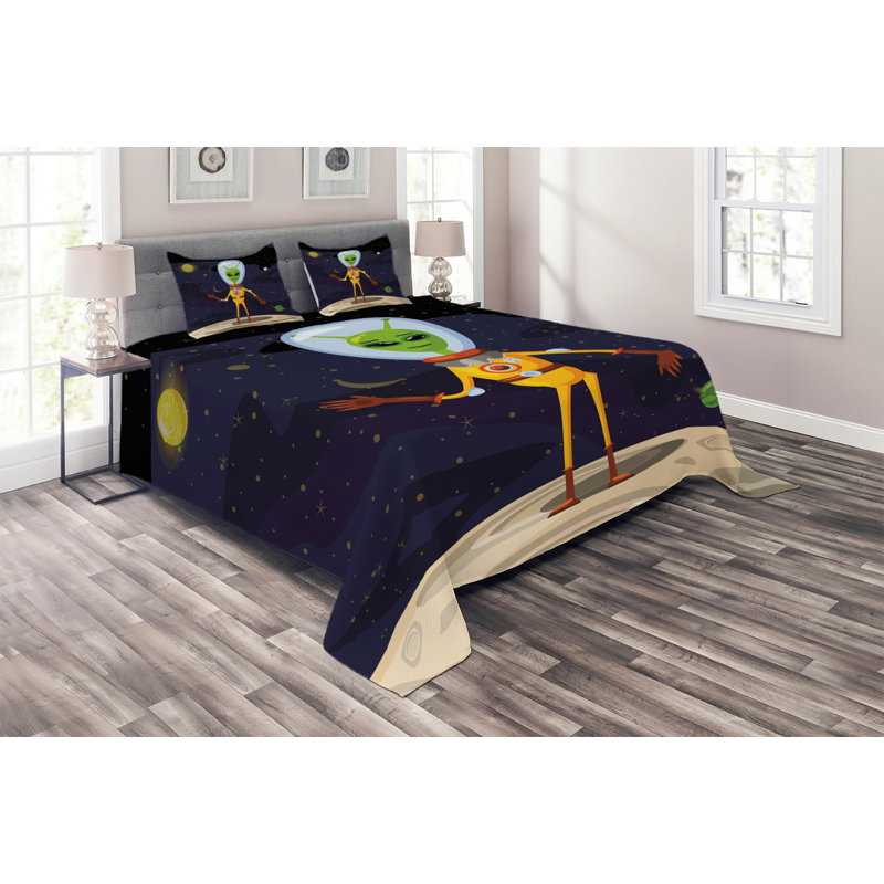 Coverlet, King Bedspread + 2 Shams