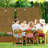 Outdoor Metal Rectangular Individual Planter Box with Trellis for Climbing Plants-1865565213-1865565214