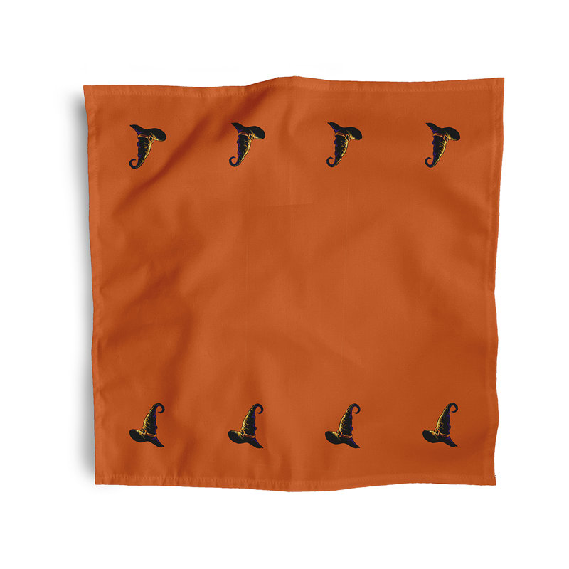 Morenci Polyester Traditional Napkins, Orange