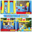 Double toboggan gonflable 15,1 'x 7,9' Bouncy Castle