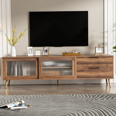 Premium Modern TV Stand With Ample Storage, Entertainment Centre For Large Tvs, Ideal For Living Room And Bedroom Use