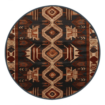 Machine Washable Turkish Black Area Rug