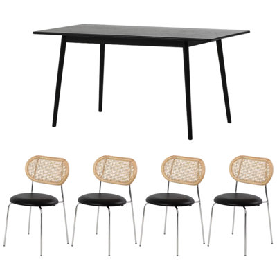 Ensemble de salle à manger rectangulaire