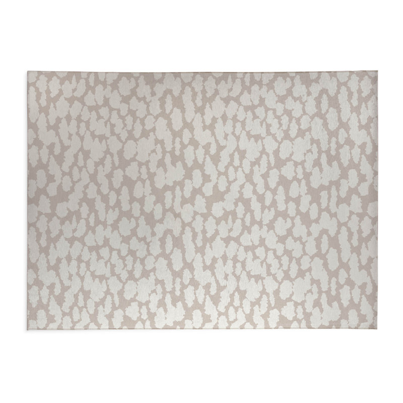 Animal Splat Lightweight Non-Slip Kitchen Mat, Taupe, Rectangle 2' x 3'