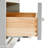37'' Single Bathroom Vanity with White Quartz Top-93359409