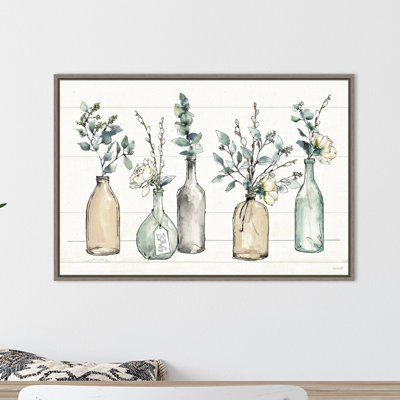 «Modern Farmhouse I» par Anne Tavoletti, reproduction d'art graphique sur toile flottante