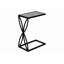 Table d'appoint à structure en métal, table de bout en forme de C, table d'appoint pour l'intérieur
