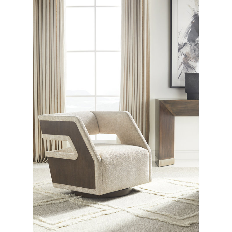 Cove Armchair, Nomad Sand, Dove Gray