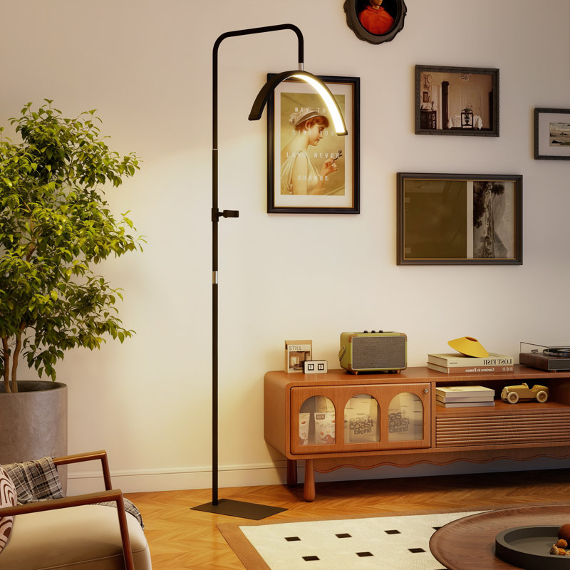 186cm Powder Coated LED Arched Floor Lamp