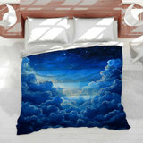 Clouds Bedding Sky Comforter Minimalist