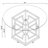 Round Glass Top Metal Base Dining Table-94375234
