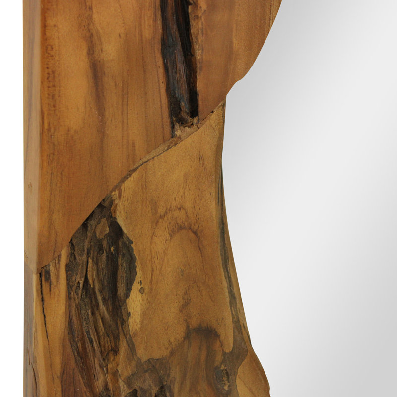 Tollefson Wood Flat Mirror