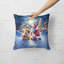 Coussin Chow Chow and Santa Claus-101410190
