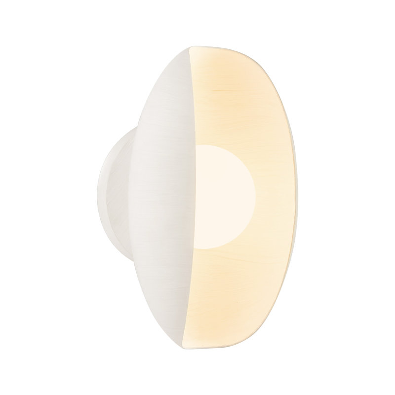 Cortez 5-in White dimmable LED Bathroom Vanity Light, White