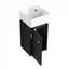 Petit meuble-lavabo 12 "avec lavabo 12"