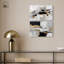 Ensemble de décoration murale abstraite en acrylique doré Golden Glam-115212001