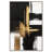 Golden Contrast I Canvas Gold Leaf Wall Art by Art Remedy-107456286-107456291