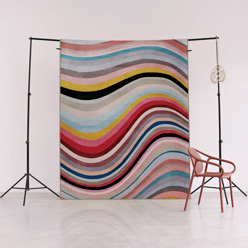 Tapis intérieur / extérieur Himaksh, Rectangle 5 pi 1 po x 7 pi 7 po