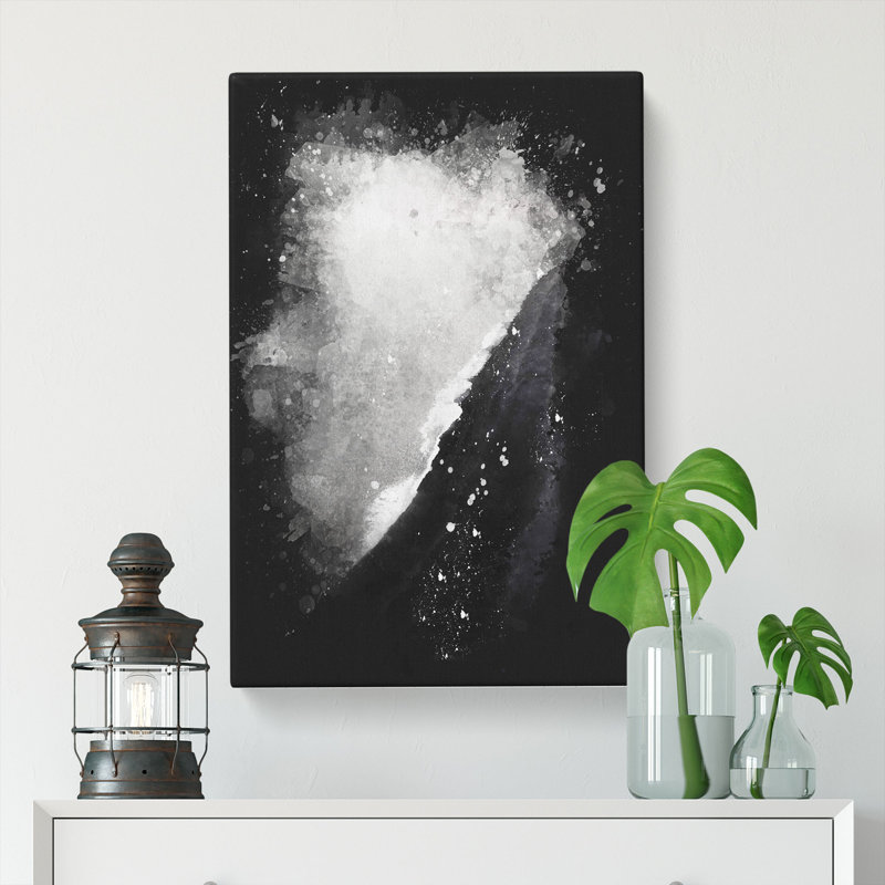 View of Black Sand Beach in Iceland - Wrapped Canvas, 91cm H x 60cm W x 3cm D