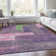 Premium Machine Washable Prisco Purple Rug