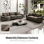 Canapé de salon surdimensionné de 88 po à assise profonde, canapé en chenille avec coussins décoratifs-1300946457-1281560536-1281560534