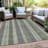 Machine Washable Indoor/Outdoor Xhevrie Green Rug-76331656