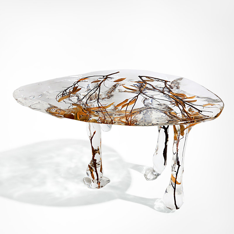 Crystal Branched Adorned Coffee Table