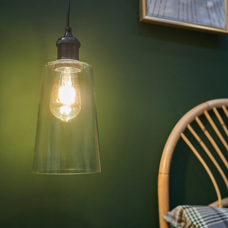 Adelio 1 - Light Black Single Pendant