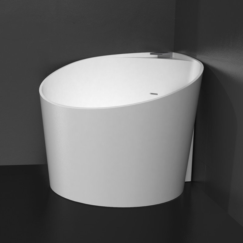 Nova 44.9'' L Freestanding Soaking Bathtub, White